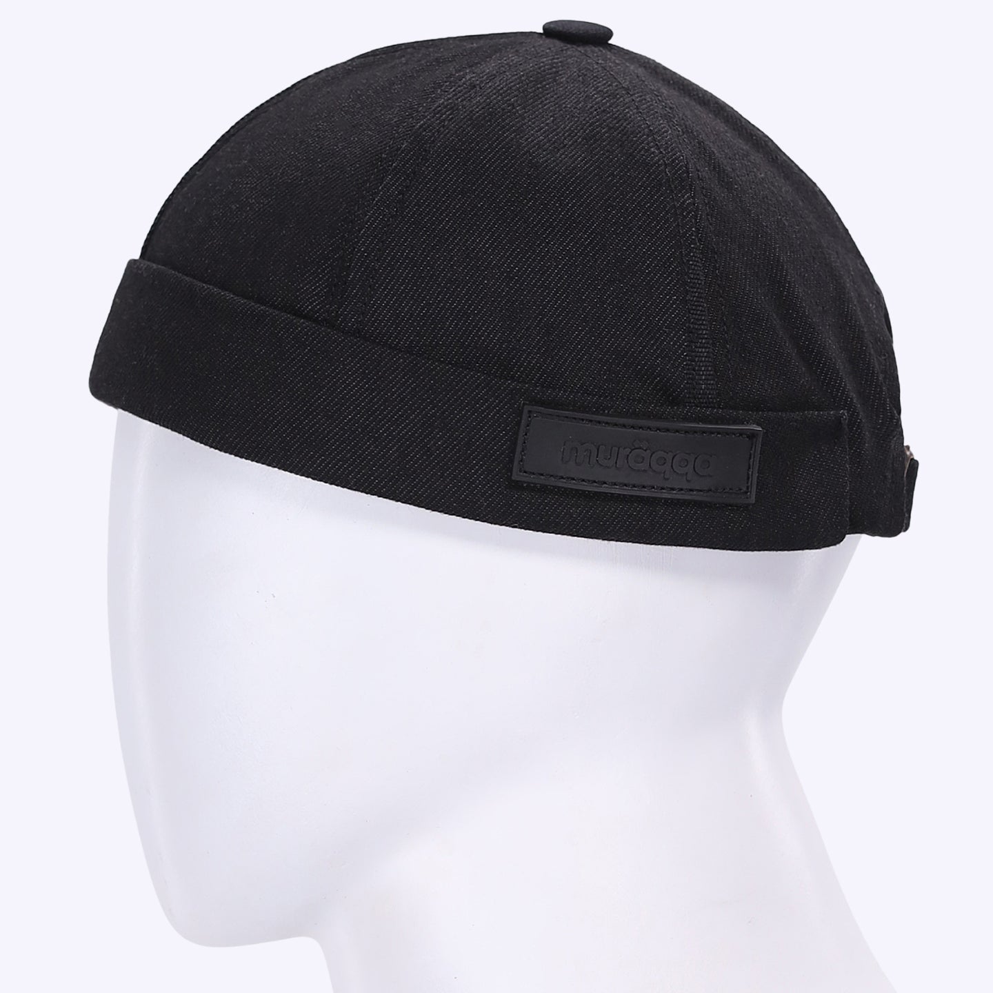 Denim Docker Cap - Black
