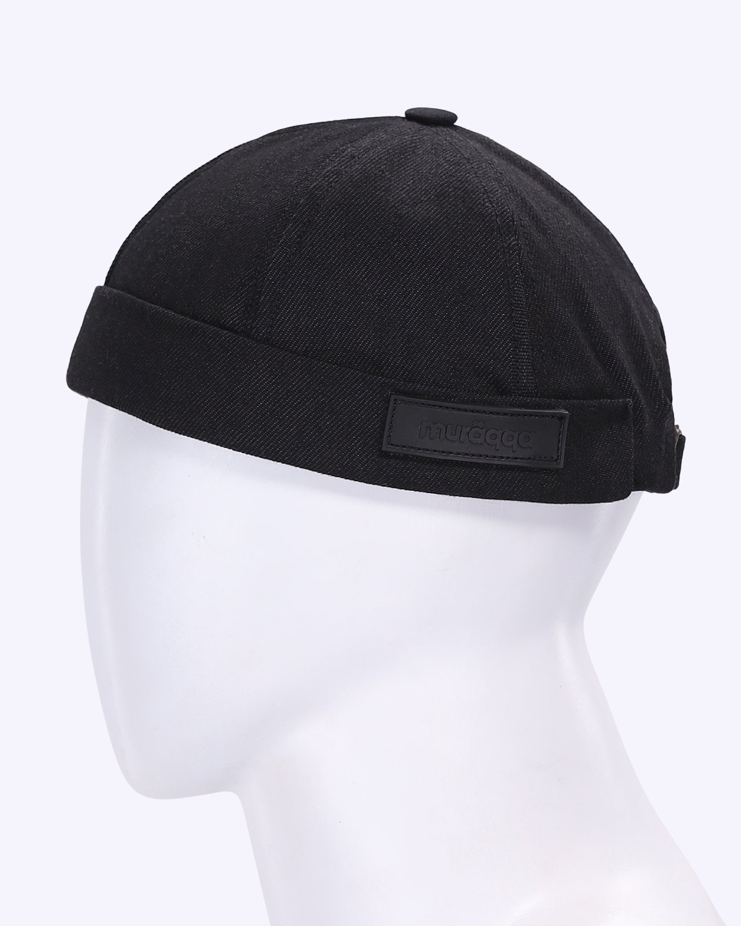 Denim Docker Cap - Black