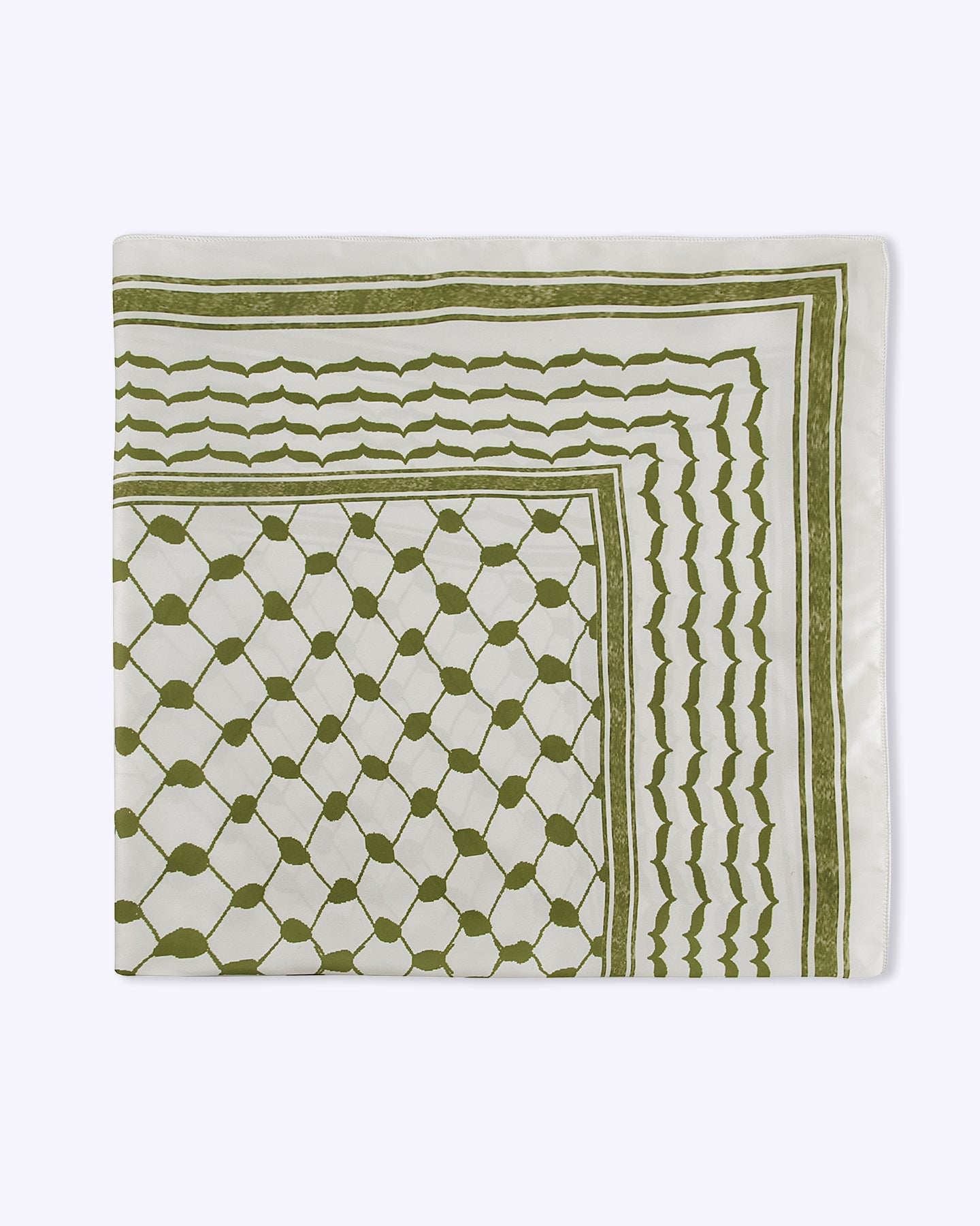 Classic Keffiyeh Bandana – Olive