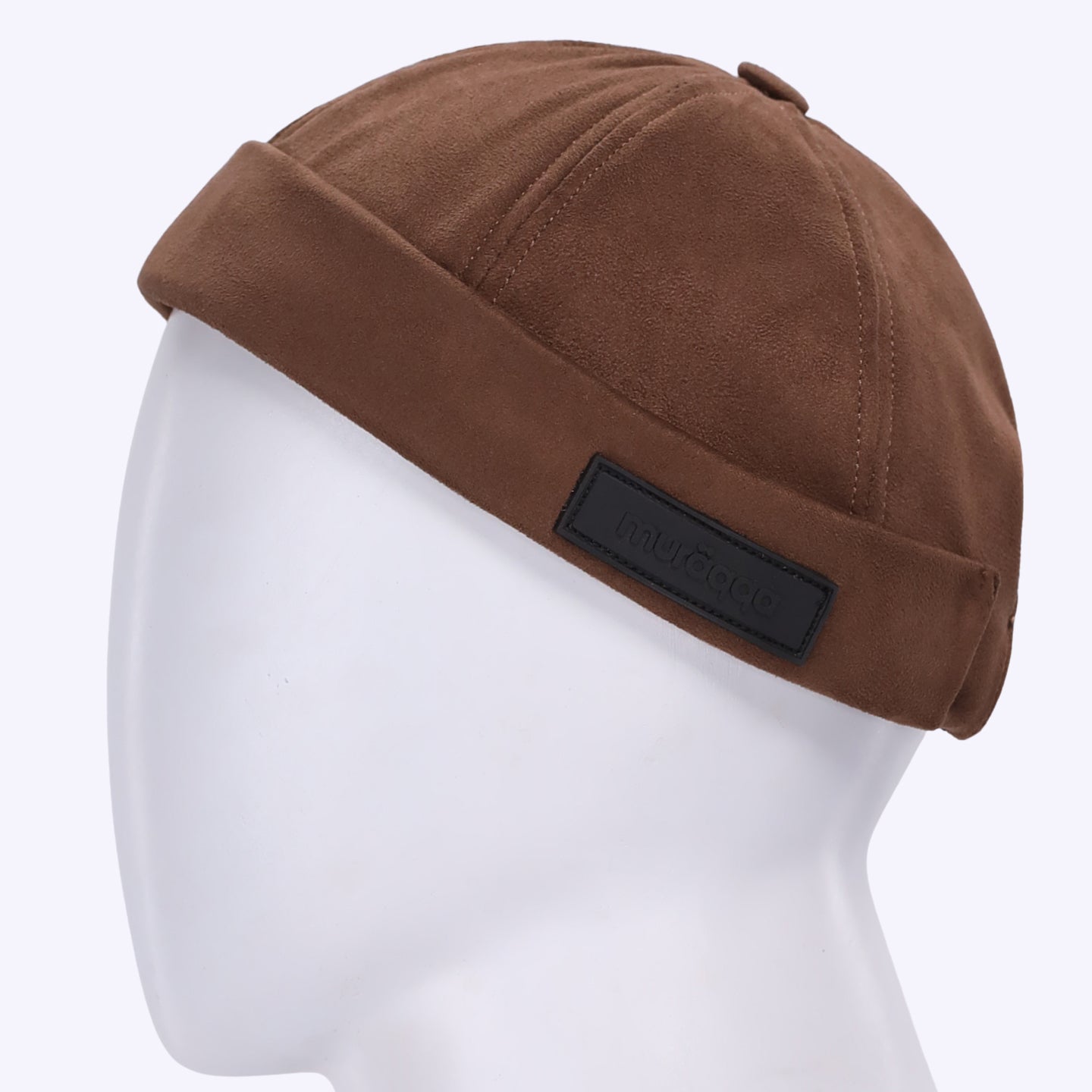 Suede Docker Caps - Brown