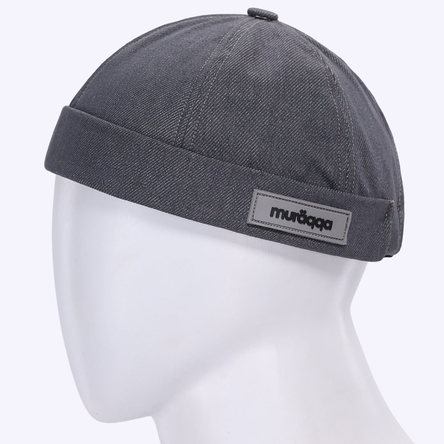 Denim Docker Cap - Grey