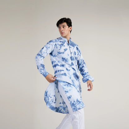 Sky Tie-Dye Kurta