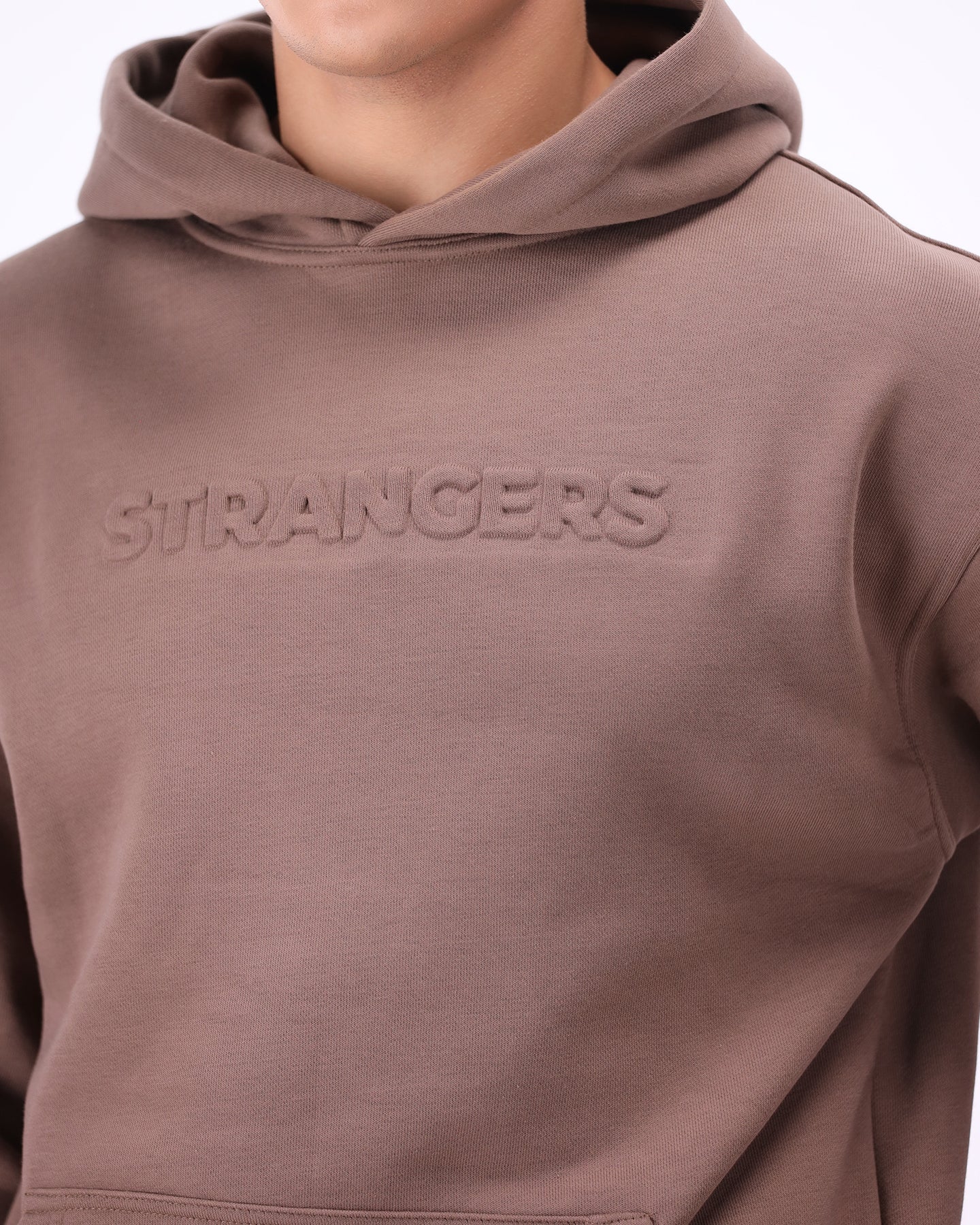 Strangers Hoodie - Sand Brown