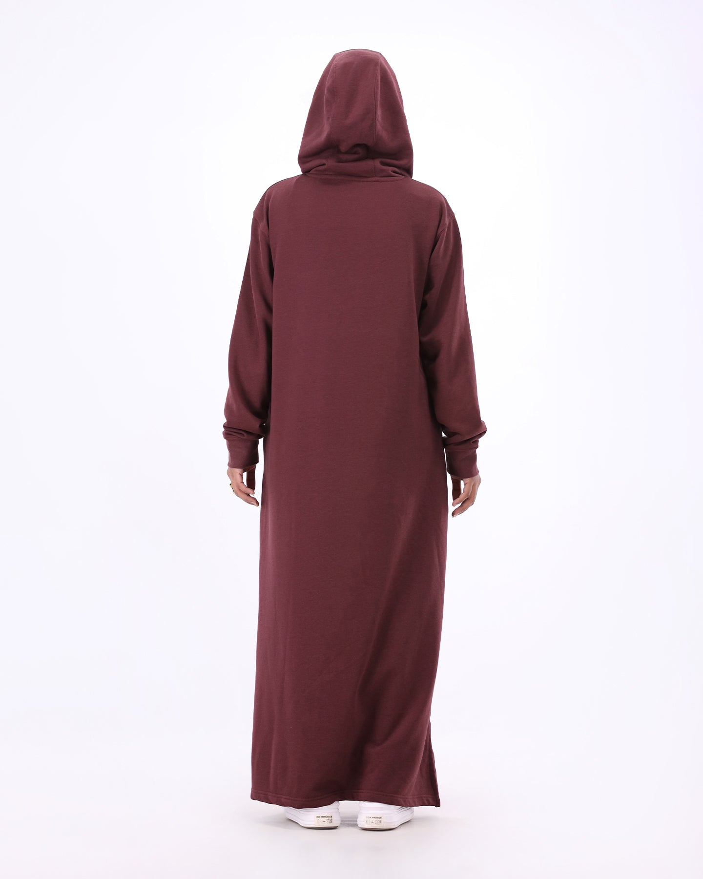 Thobe Flow Hoodie - Plum Red