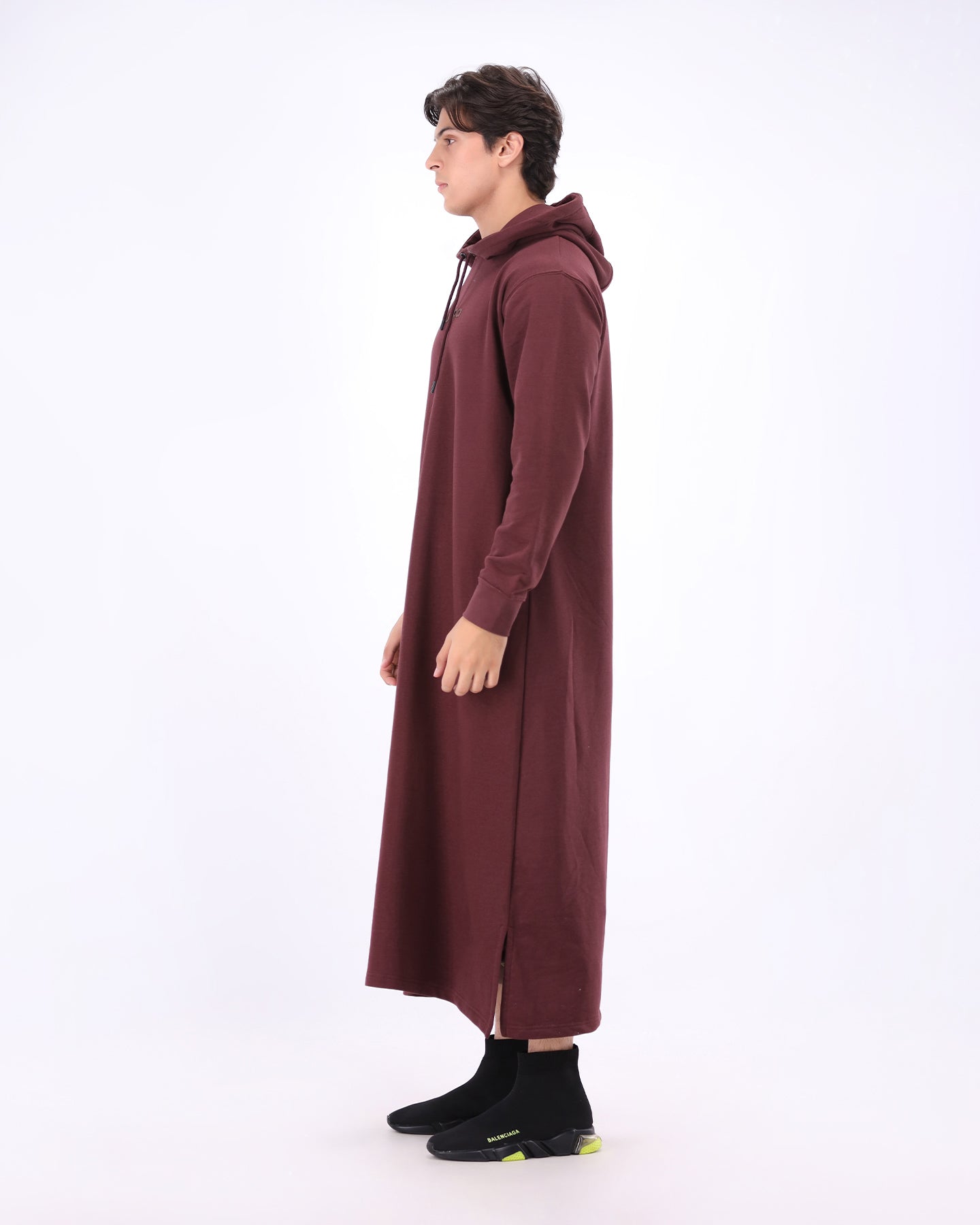 Thobe Flow Hoodie - Plum Red