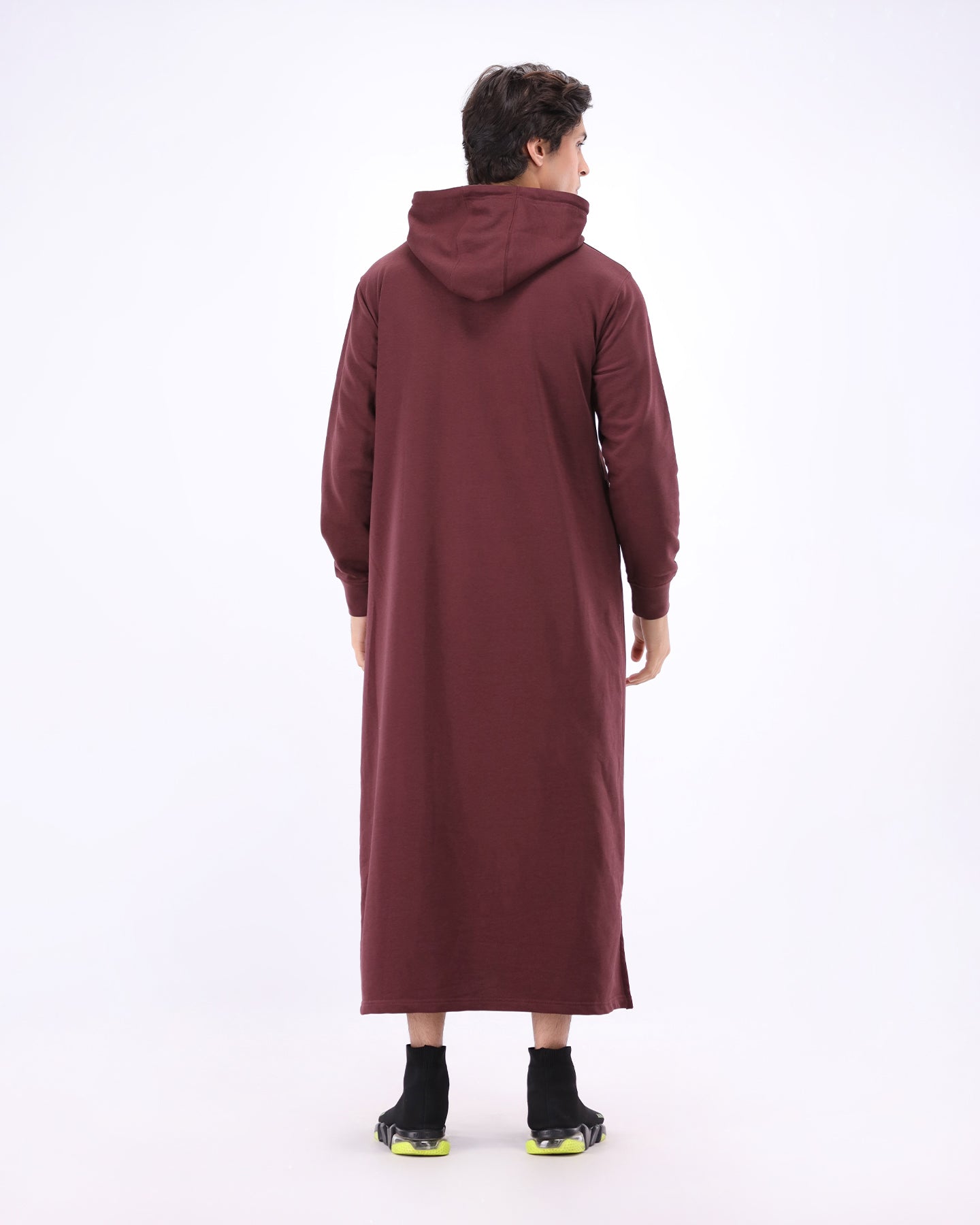 Thobe Flow Hoodie - Plum Red