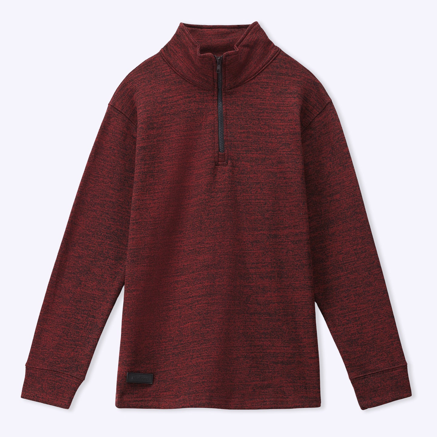 Milano Mock Neck Shirt - Red