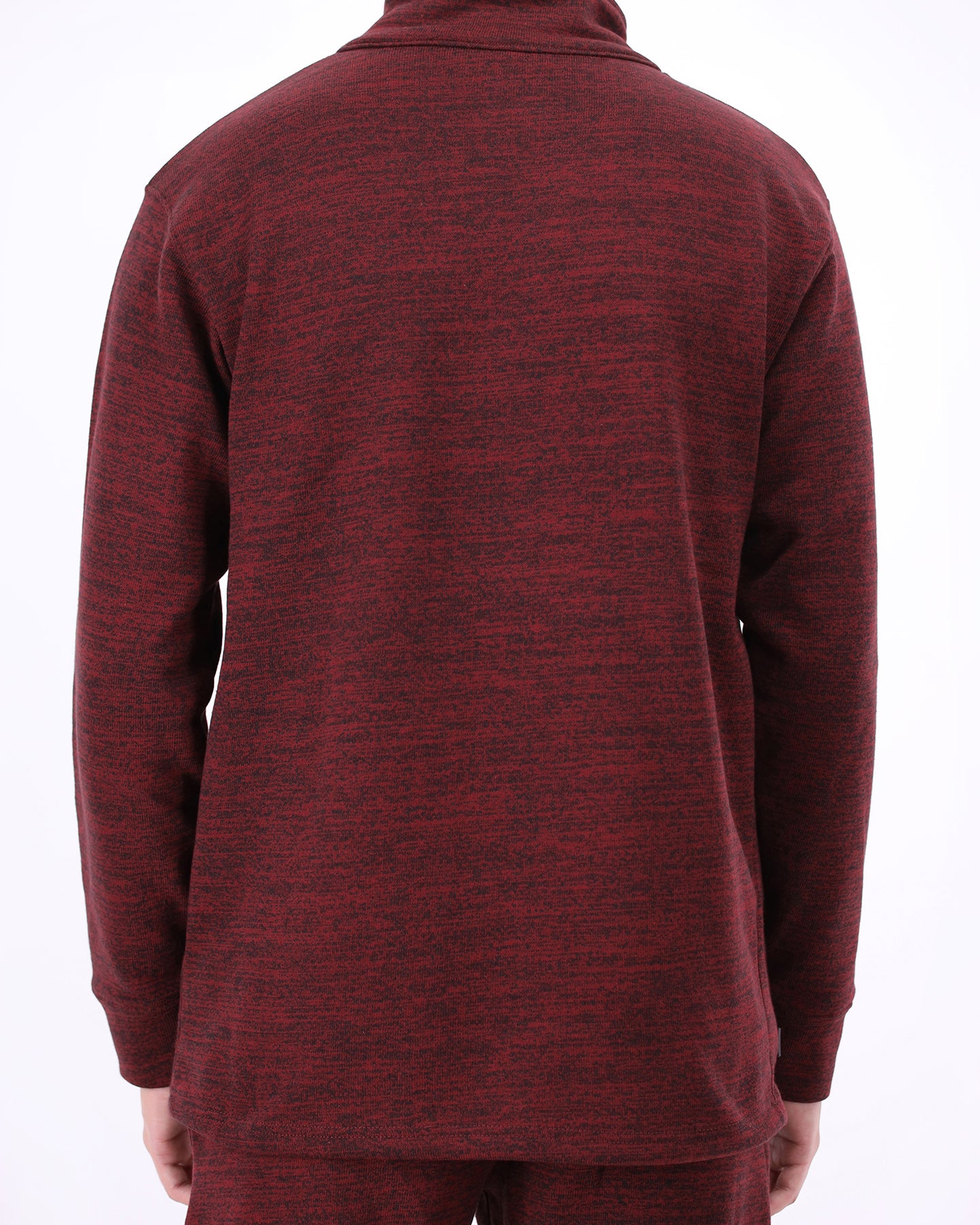 Milano Mock Neck Shirt - Red