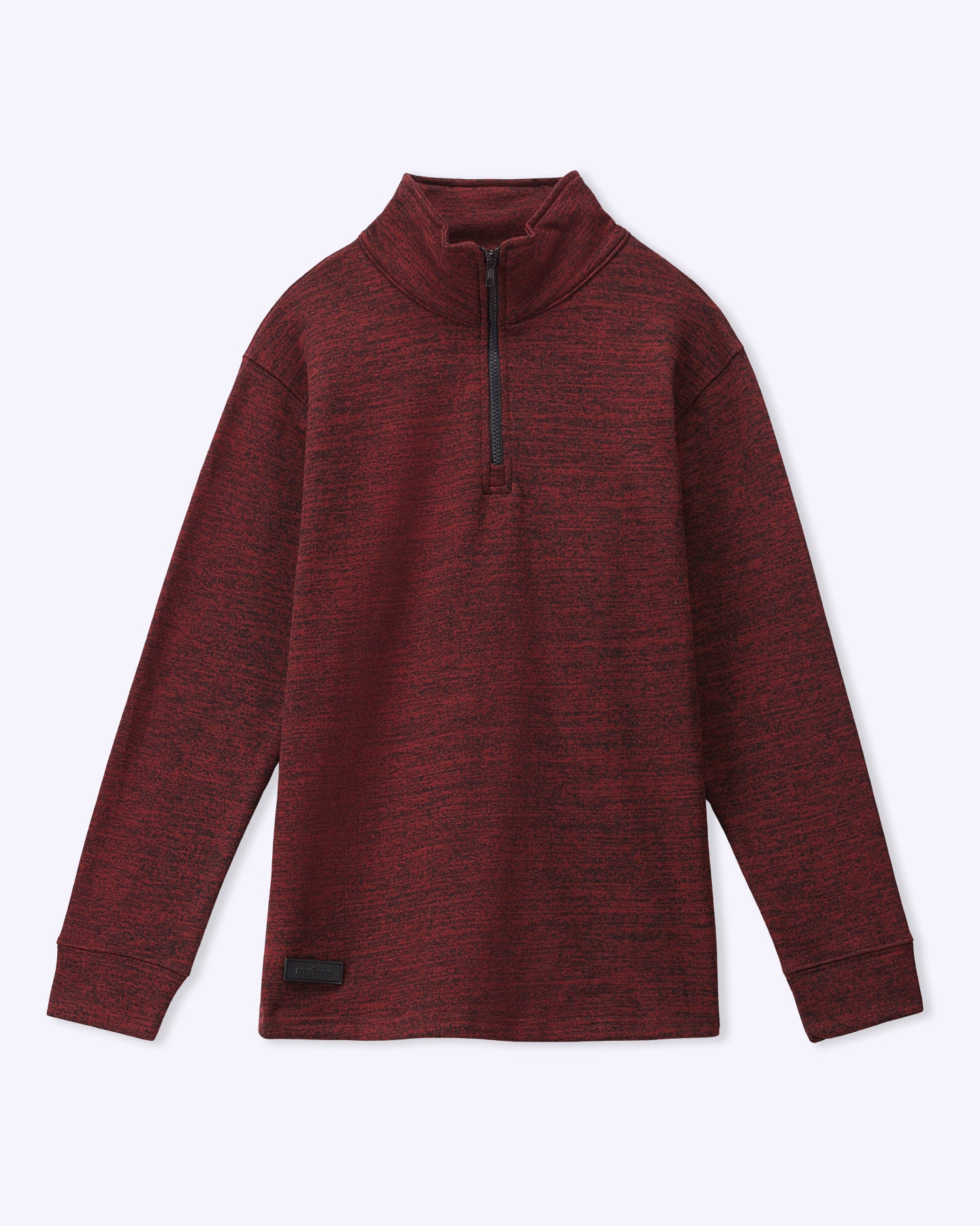 Milano Mock Neck Shirt - Red