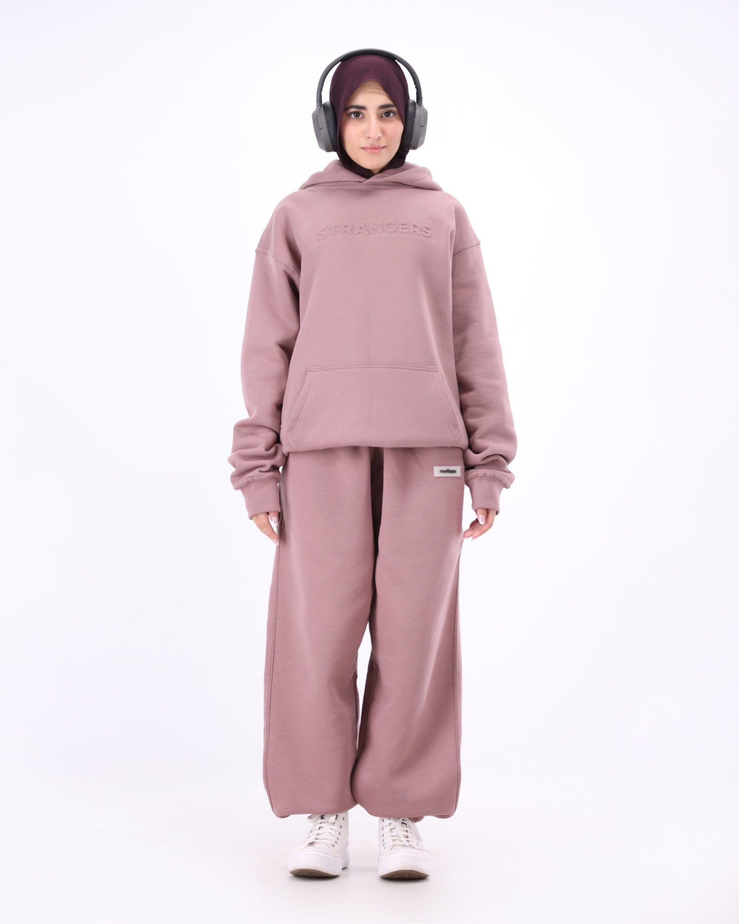 Strangers Joggers - Tea Pink