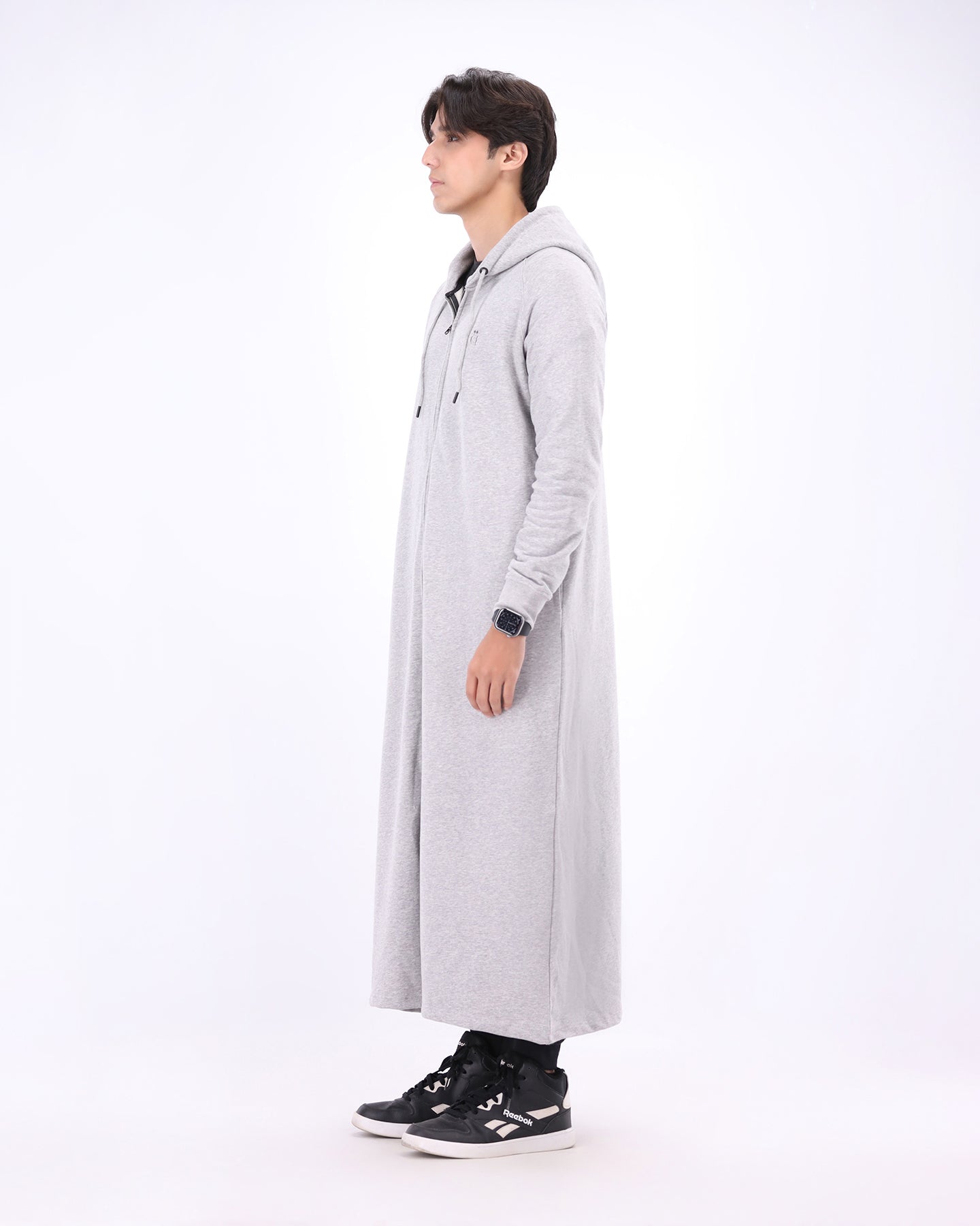 Halo Zipper - Heather Grey