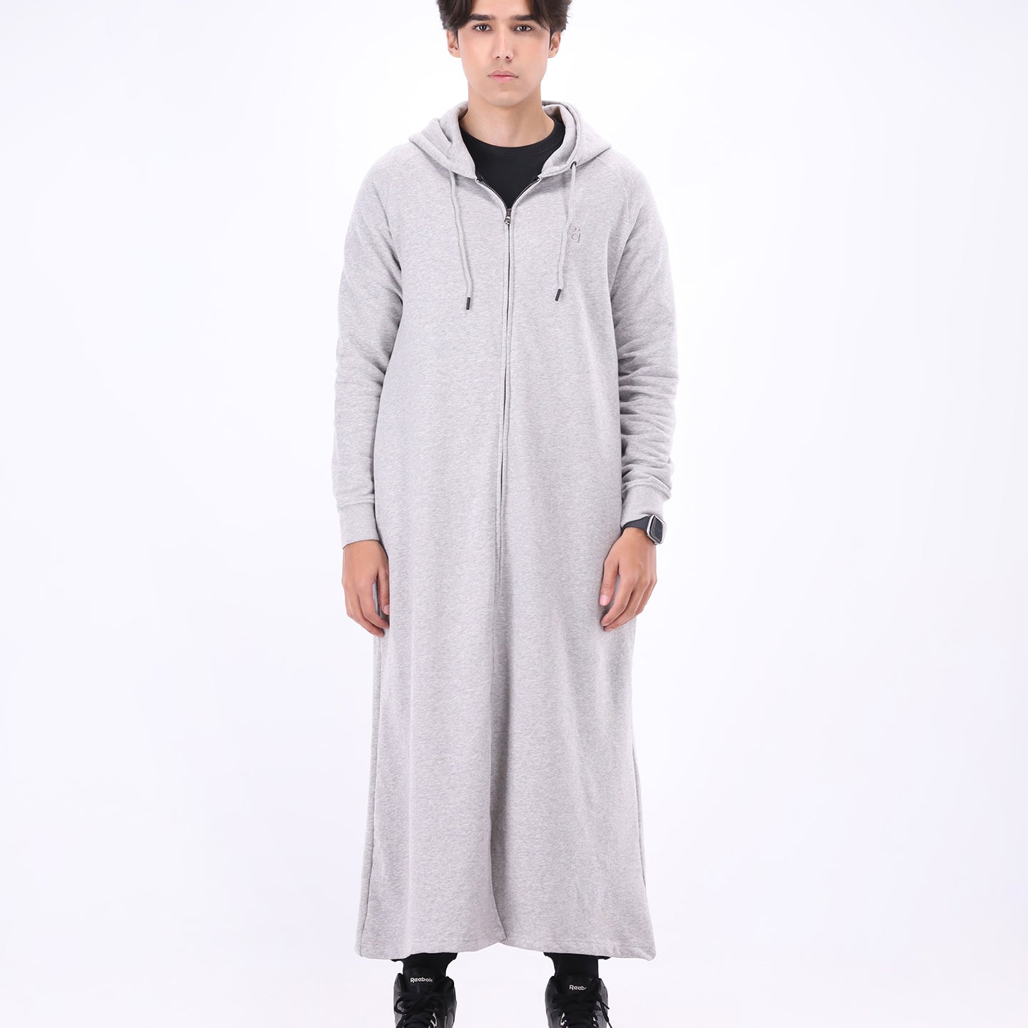 Halo Zipper - Heather Grey