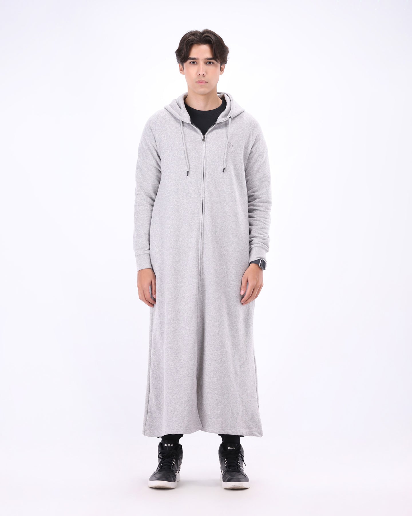 Halo Zipper - Heather Grey