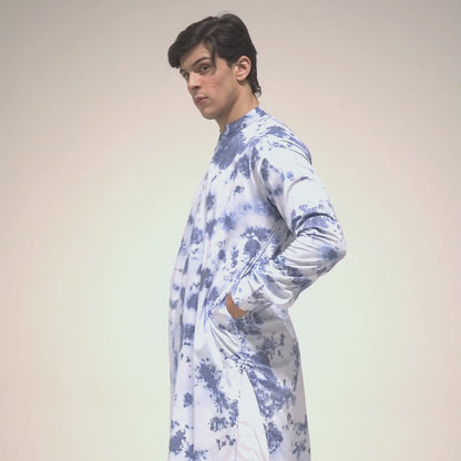 Sky Tie-Dye Kurta