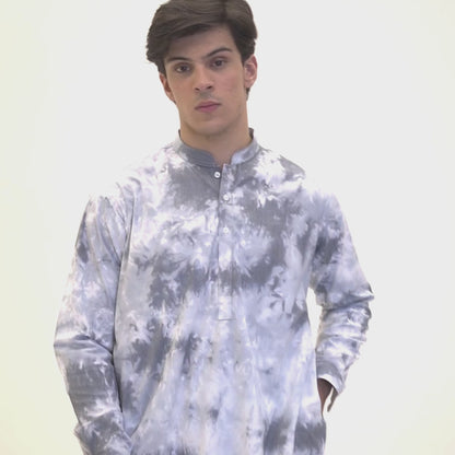 Storm Tie-Dye Kurta